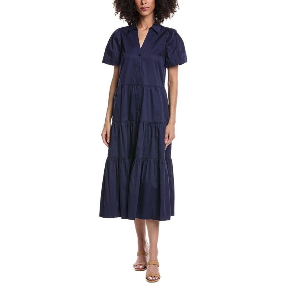 Tyler Böe Womens  Olivia Midi Dress, Navy